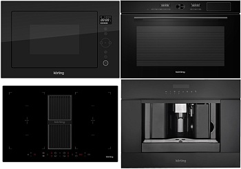 Фото товара: KORTING HIBH 68980 NB + OKB 1650 GN STEAM + KMI 825 TGN + KCM 9200 BG