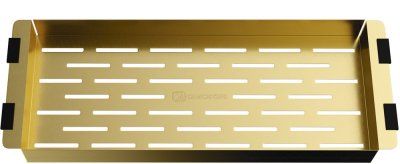 Детальное фото товара: Omoikiri СО-06-LG, коландер, нержавеющая сталь/светлое золото