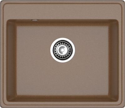 GranFest VERTEX GF-V-580, мойка, мрамор, терракот