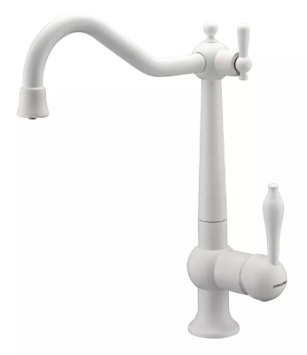 Paulmark RETRO, смеситель, белый матовый Paulmark RETRO, смеситель, белый матовый