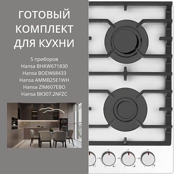 Фото товара: HANSA BHKW671830 + BOEW68433 + AMMB25E1WH + ZIM607EBO + BK307.2NFZC