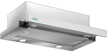 Фото товара: Elikor Интегра GLASS 60Н-400-В2Д нерж/стекло белое