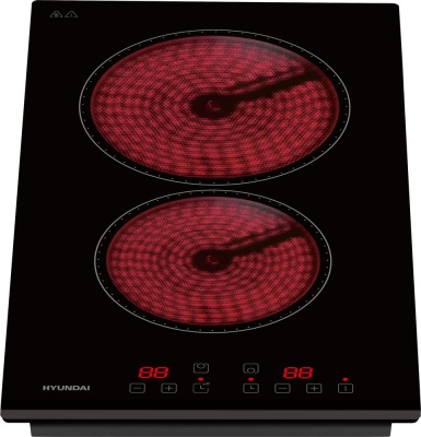 Детальное фото товара: Hyundai HHE 3251 BG стеклокерамическая поверхность