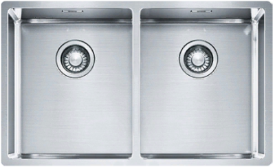 Детальное фото товара: Franke BXX 220/120-34-34, мойка, нержавеющая сталь полированная