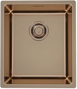 Фото товара: ALVEUS KOMBINO 20 MONARCH COPPER SAT-90, мойка, нерж. сталь, медь (в компл. с выпуском без сиф.)
