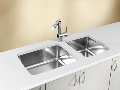 Детальное фото товара: ALVEUS LUNO 40 SAT, мойка, нержавеющая сталь (без выпуска и сифона в комплекте)