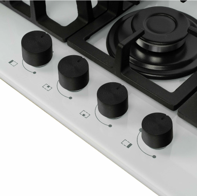 DeLonghi GABRIELLA 6GW BB Детальное фото товара: DeLonghi GABRIELLA 6GW BB газовая поверхность