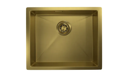 Детальное фото товара: GRANULA 5445U, мойка, нержавеющая сталь, золото сатин