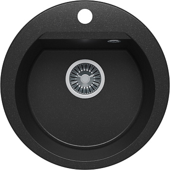 Фото товара: Polygran ATOL-460, мойка, мрамор, черный 16