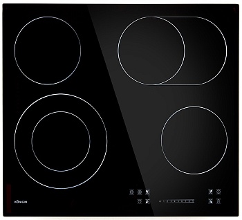 Фото товара: Konigin Vega C604 SBK стеклокерамическая поверхность