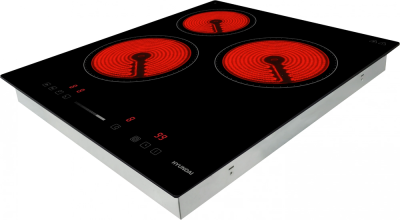 Детальное фото товара: Hyundai HHE 4554 BG стеклокерамическая поверхность