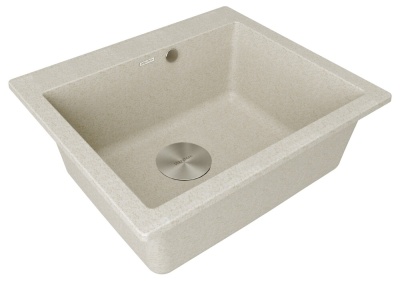 Детальное фото товара: Paulmark KANTE 60, мойка, гранит, бежевый