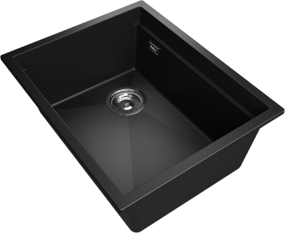 Детальное фото товара: Rivelato LINO LN-554-L nero мойка, гранит, чёрный