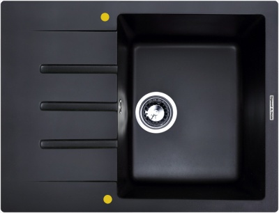 Zigmund & Shtain RECHTECK 645, мойка, черный базальт 