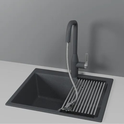 Детальное фото товара: GRANULA 8171 смеситель, гранит, графит