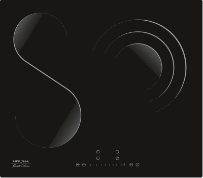 Детальное фото товара: Krona TERZO 60 BL стеклокерамическая поверхность