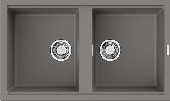 Фото товара: Omoikiri Kitagawa 86-2-GR, мойка, керамика, leningrad grey