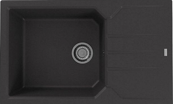 Фото товара: ALVEUS GRANITAL RECORD 40 G91 CARBON , мойка, гранит, черный (в комплекте с сифоном 1130548)