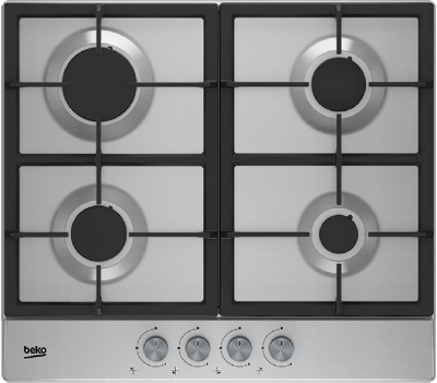 Детальное фото товара: Beko HIAG64225SX газовая поверхность