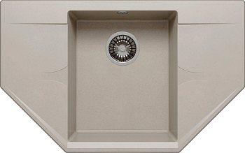 Фото товара: Polygran RIFF-800, мойка, мрамор, серый 14