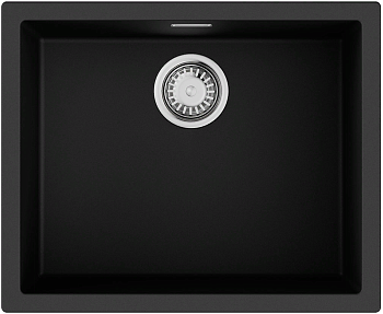 Фото товара: Omoikiri Yamakawa 55T-U/I BL, мойка, гранит, черный