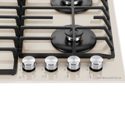 Maunfeld EGHG.64.6CBG/G Детальное фото товара: Maunfeld EGHG.64.6CBG/G газовая поверхность