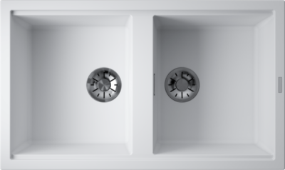 Omoikiri Kitagawa 86-2-WH, мойка, керамика, белый