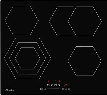 Фото товара: Monsher MHE 6019 стеклокерамическая поверхность