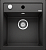 Фото товара: Blanco Dalago 45, мойка, гранит, черный с клапаном-автоматом