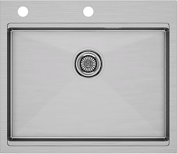 Фото товара: Paulmark KRONER-PRO 59, мойка, нержавеющая сталь брашированная