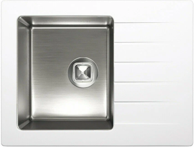 Фото товара: Tolero Twist TTS-660, мойка, гранит/нержавеющая сталь, туман