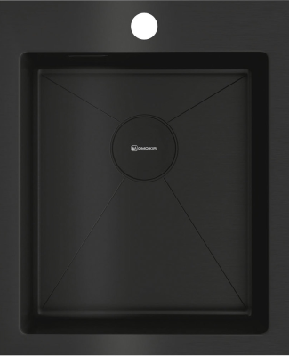 Omoikiri Akisame 41-GB, мойка, нержавеющая сталь/графит