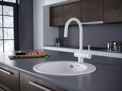 Детальное фото товара: Paulmark HELLER, смеситель, белый матовый