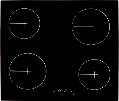 Детальное фото товара: SIMFER H60D14B001 стеклокерамическая поверхность