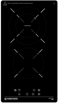 Детальное фото товара: MEFERI MEH302BK POWER стеклокерамическая поверхность