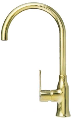 Детальное фото товара: ALVEUS SLIM MONARCH GOLD, смеситель, золото