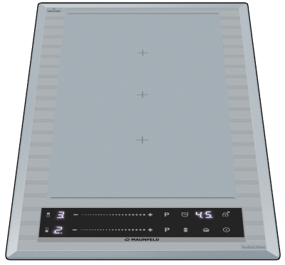Детальное фото товара: Maunfeld CVI292S2FMBL LUX индукционная поверхность