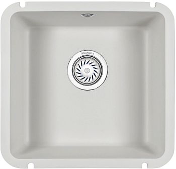 Фото товара: GRANULA 3801 мойка, гранит, арктик (белый)