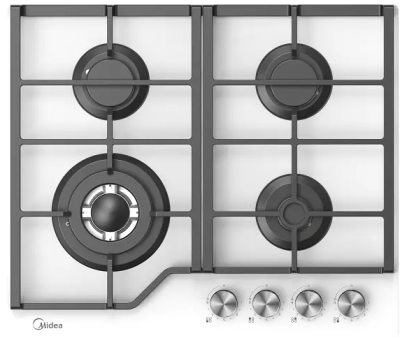 Детальное фото товара: Midea MG693TGW газовая поверхность