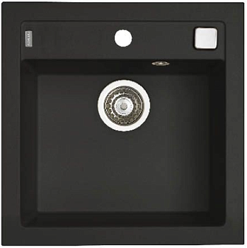 Фото товара: ALVEUS FORMIC 20 GRANITAL+ DEEP BLACK-G90, мойка, гранит, темно-черный (в комп. с сифоном 1127749)