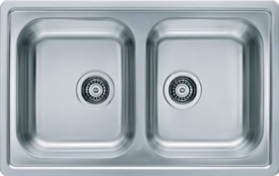 ALVEUS ELEGANT 40 SAT-90, мойка, нержавеющая сталь (в компл.с сифоном 1130555)