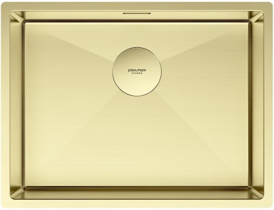 Paulmark NEXT 58 UNI, мойка, нержавеющая сталь, светлое золото