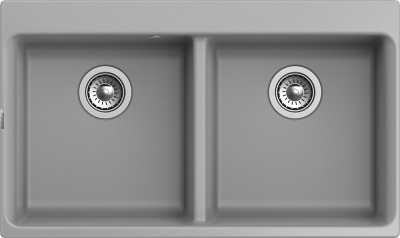 Rivelato AXEL X-90-2D grigio metallizza, мойка, гранит, серый металлик