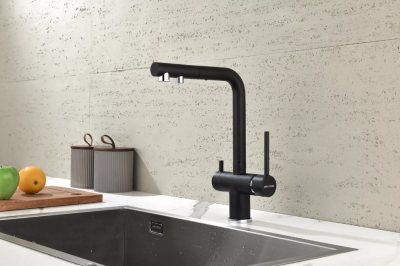 Детальное фото товара: Paulmark SERPENTINE, смеситель, гранит, черный