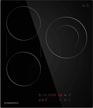 Фото товара: Maunfeld CVCE453BDBK стеклокерамическая поверхность