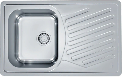 ALVEUS ELEGANT 30 LEI 90 FI, мойка, нержавеющая сталь лён (в комплекте с сифоном 1130551)