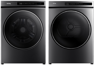 Korting стирка KWM 60ID1203 GR + сушка KD 60IHP83 GR + соед.эл DSK 355 GR