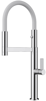 Фото товара: Omoikiri Osaka C-WH смеситель, хром/белый