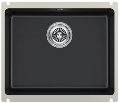 Детальное фото товара: KUCHENSTERN SUBKERAM 60, мойка, керамика, керамический черный