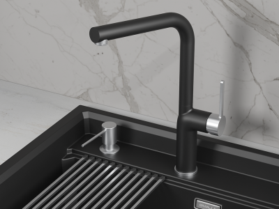 Детальное фото товара: GRANULA 9502 смеситель, гранит, турмалин